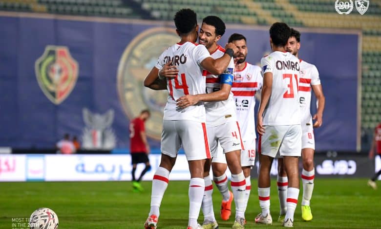 موعد مباراة الزمالك وبيراميدز