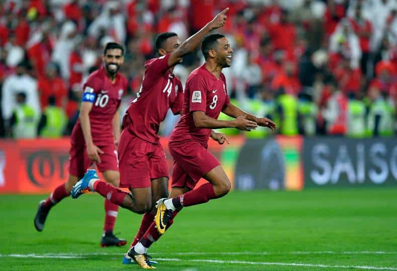 مباراة قطر وأوزبكستان