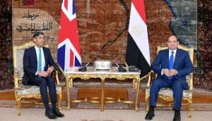 الرئيس السيسي ورئيس وزراء بريطانيا