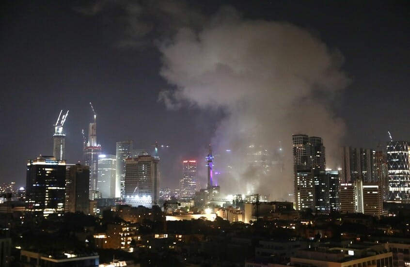 إيران توجيه ضربة صاروخية ضد إسرائيل