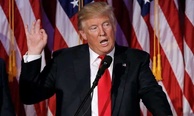 الرئيس الأمريكي دونالد ترامب
