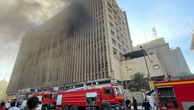 تعليق التداول بالبورصة المصرية اليوم بسبب حـريق سنترال رمسيس