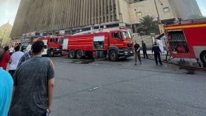حريق سنترال رمسيس