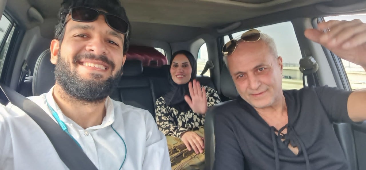 المستشار محمود طه يستقبل الوفد اللبناني بمطار القاهرة الدولي في زيارته لمقر الأكاديمية بمصر